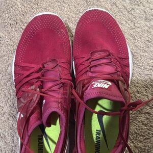 Nike Women's Vibrant Red Athletic Shoes